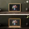 Rozen - Bloemen - Vaas - Boeket Light Box met kabel (Tafellamp) klein -sfeer3