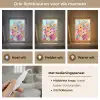 Bloemen - Schilderij - Natuur - Botanisch Light Box met kabel (Tafellamp) klein -USP_lichtkleurNL