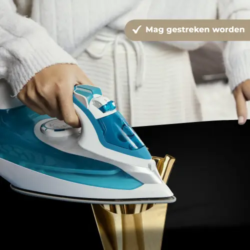 Friet - Goud - Chrome - Eten Wandkleed katoen klein -sfeer9