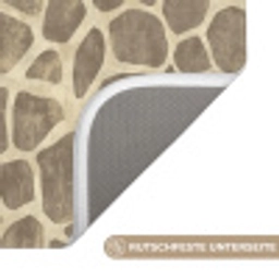 Giraf - Patroon - Beige - Bruin Badmat klein 997 -USP_AntislipDE