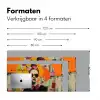 Vrouw - Bril - Strik - Retro Muismat XXL klein -sfeer5