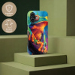 Kikker - Felgekleurd - Tak - Regenboog Toughcase MagSafe Apple iPhone 17 klein -USP_PrintM_DE