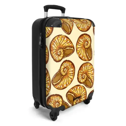 Gouden schelpen NBS - Handbagage koffer - Kinderen Unisex middel -productfoto_3d