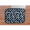 Abstract - Patroon - Blauw laptophoes neopreen klein 279 -tafel