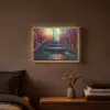 Architectuur - Neon - Trap - Graffiti Light Box met batterij (Wandlamp) middel -sfeer4