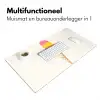 Schepijs - Hoorntje - Illustratie - Minimalistisch Muismat XXL klein -sfeer4