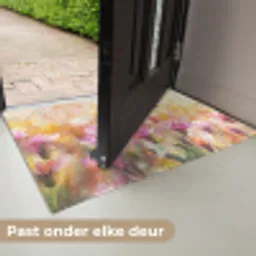 Vlinders - Oranje - Bloemen Deurmat klein -USP_NL