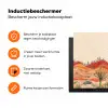 Landschap - Heuvels - Zonsondergang Inductie beschermer vinyl 3mm klein -zzzzzzz-td-ups