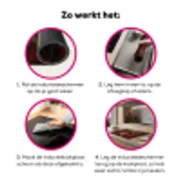 Bloemen - Dieprood - Zonnebril - Vrouw Inductie beschermer vinyl 3mm klein -wsfeer9_website