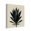 Agaveplant - Symmetrisch - Groen aluminium wit klein -3d
