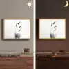 Minimalistisch - Stelen - Wit Light Box met batterij (Wandlamp) middel -sfeer3