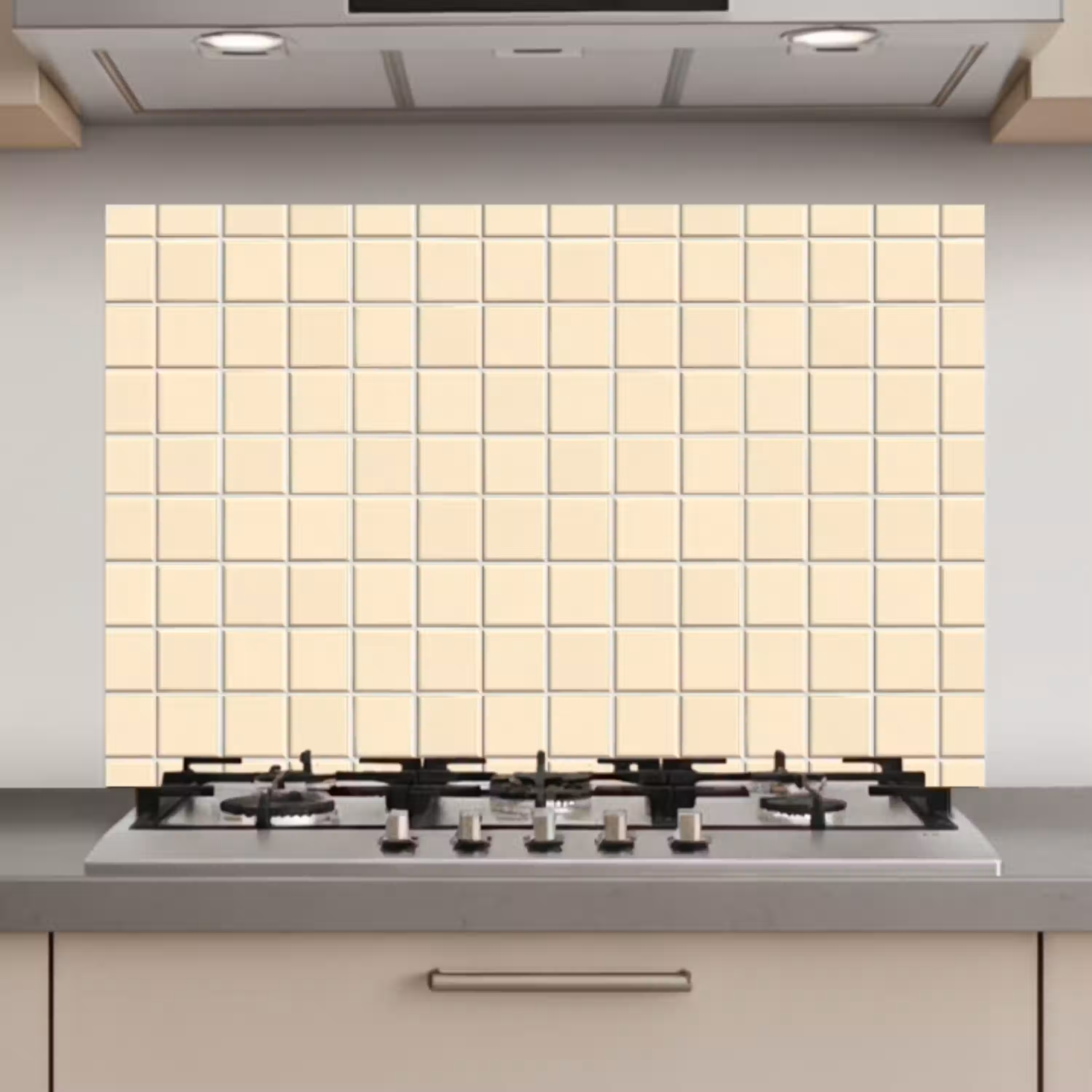 Patroon - Tegels - Gebroken - Wit keuken achterwand spatscherm klein 900 -3d_website