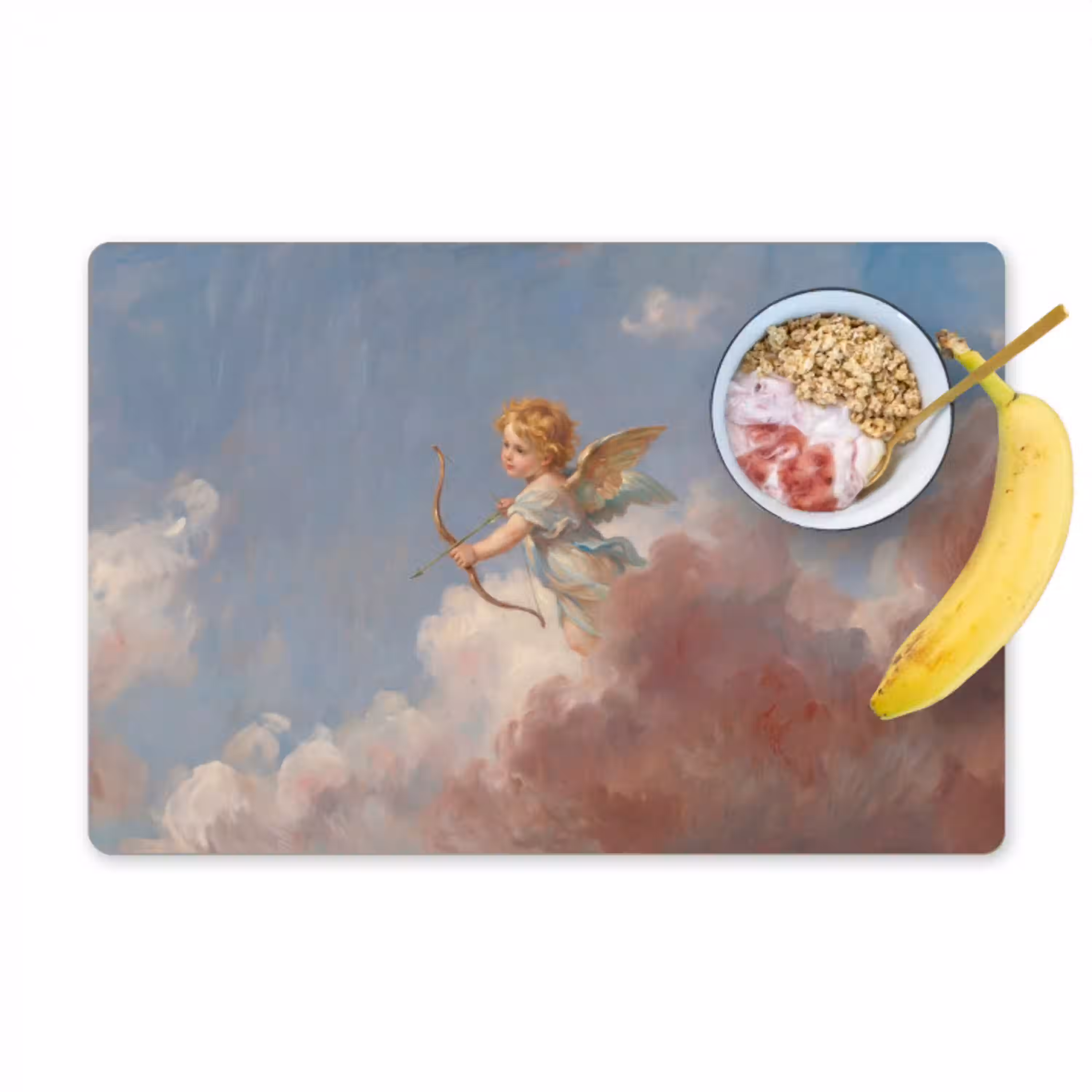 Engel - Pijl en boog - Mythologie - Klassiek Placemat vinyl groot -zzzproduct_Kitchenyeah-website