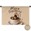 More espresso - Koffie - Eend Wandkleed katoen klein -t3d_DE