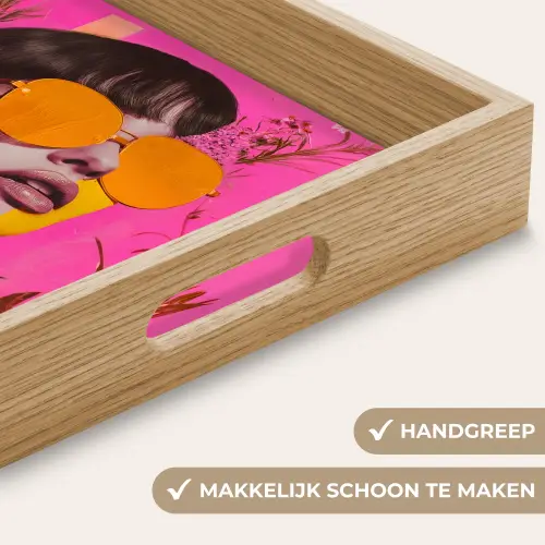 Zonnebril - Oranje - Vrouw - Planten Dienblad Rechthoek middel -USP_HandgreepNL