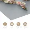 Wereldkaart - Rozen - Roze poster papier klein -closeup_NL