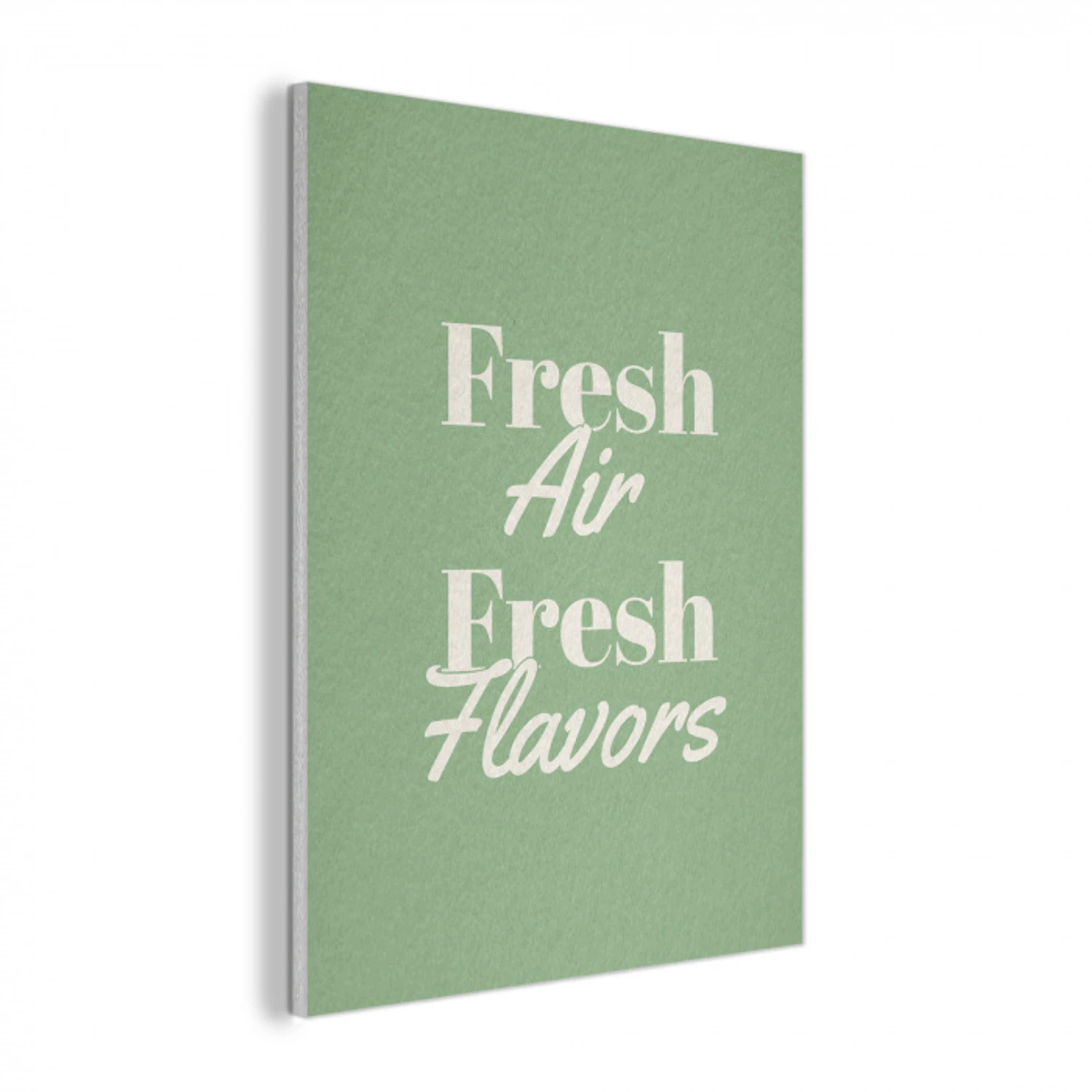 Tekst - Groen - Sierlijk - Letters PET vilt klein -3d