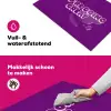 You're doing great - Paars - Bubble letters Inductie beschermer vinyl 3mm klein -wsfeer6_website
