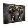 Olifant - Watercolor - Wilde dieren - Luxe canvas 2cm klein -z3d