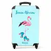 Flitsende flamingo NBS - Handbagage koffer - Kinderen Unisex middel -productfoto_recht