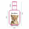 Winnie Welpje Kinderkoffer - Roze klein -productfoto_formaten