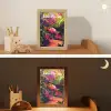 Flamingo - Tropisch - Dier - Bladeren Light Box met kabel (Kinderlampje) klein -sfeer3_kind