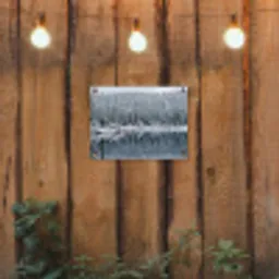 Bos - Reflectie - Meer - Winter - Serene tuinposter los doek klein -sfeer1