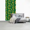 Donkergroen - Ananas - Bladeren fotobehang vinyl groot 64 -slaapkamer