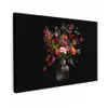Boeket - Veldbloemen - Vaas Tuinposter op houten frame 2 cm dik klein -3d