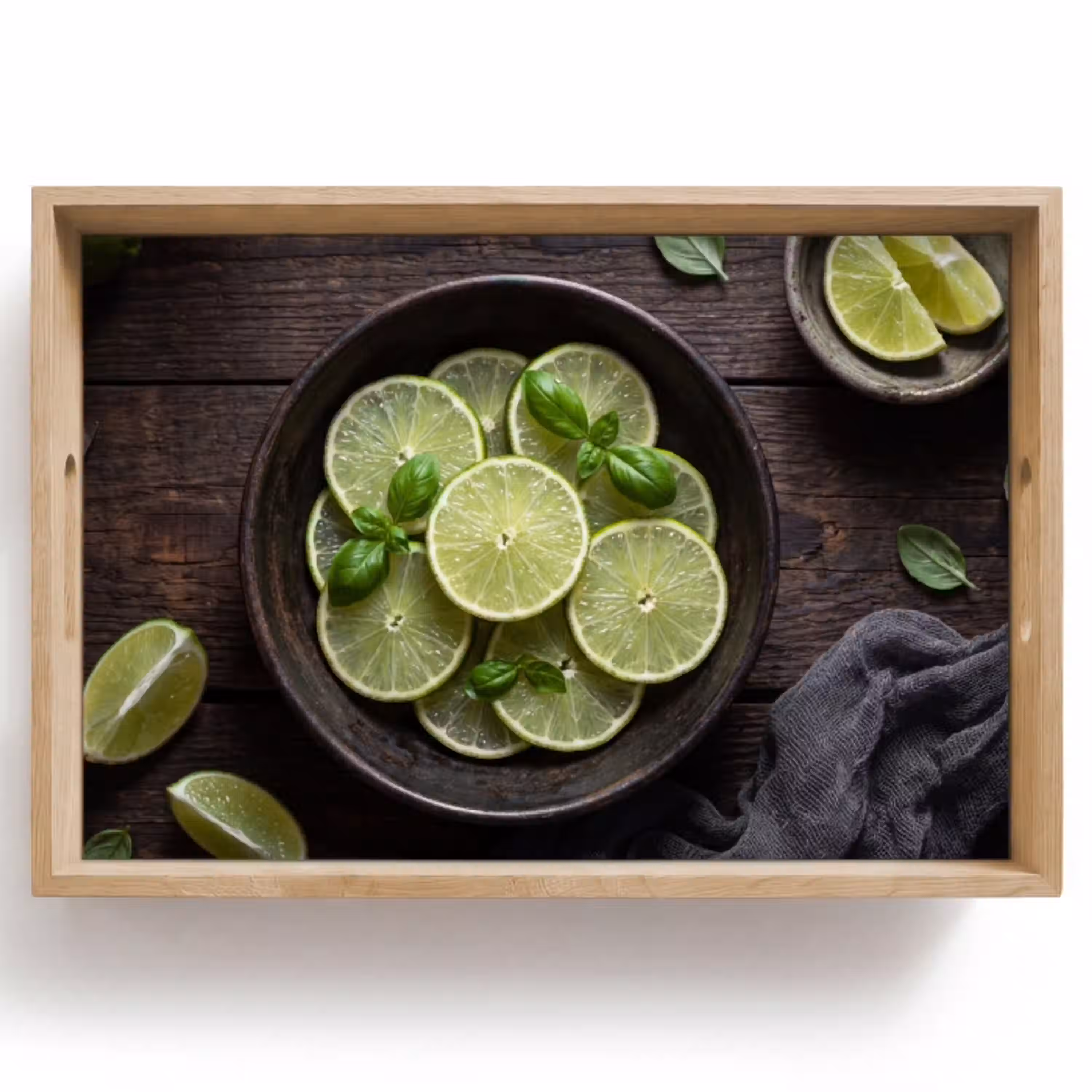 Fruit - Groen - Eten Dienblad Rechthoek middel -z3d_shopping