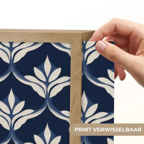 Modern - Ontwerp - Blauw Light Box met batterij (Wandlamp) middel 907 -USP_websiteprintNL