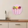 Lolly - Snoep - Citrus KitchenYeah - Keuken - Wandcirkel Forex klein -sfeer3