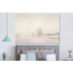 Boom - Mist - Sneeuw - Winter - Minimalistisch forex 5mm xxl -slaapkamer