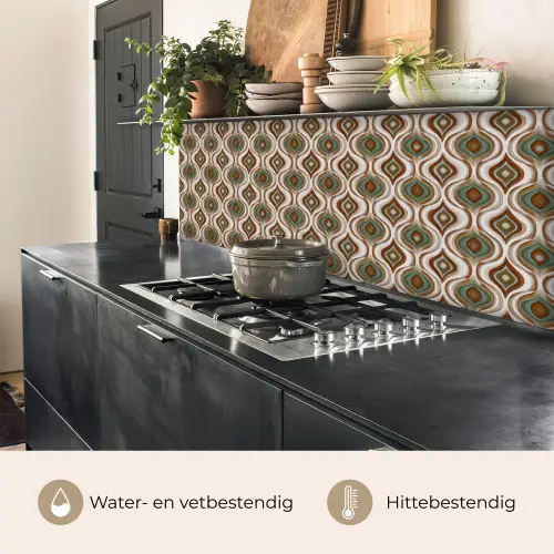 Motief - Patroon - Kleurrijk keuken achterwand 2 middel 871 -usp_NL