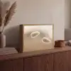 Hazestaartgras - Graanharen - Zonlicht Light Box met batterij (Wandlamp) middel -sfeer2