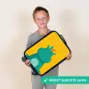 Nijlpaard - Vogels - Groen - Geel Kinderkoffer - Zwart klein -sfeer4_NL