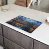 Grachten Amsterdam - Huizen - Stad - Kleurrijk Inductie beschermer vinyl 3mm klein -sfeer8