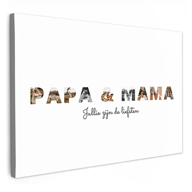 Leinwand - Papa & Mama