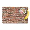 Bakstenen - Aardetinten - Muur - Rustiek Placemat vinyl groot 368 -zzzproduct_Kitchenyeah-website