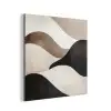 Golven - Abstract - Beige aluminium wit klein -3d