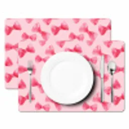 Strikken - Aquarel - Roze Placemat vinyl groot 368 -zzsfeer2_Kitchenyeah-website