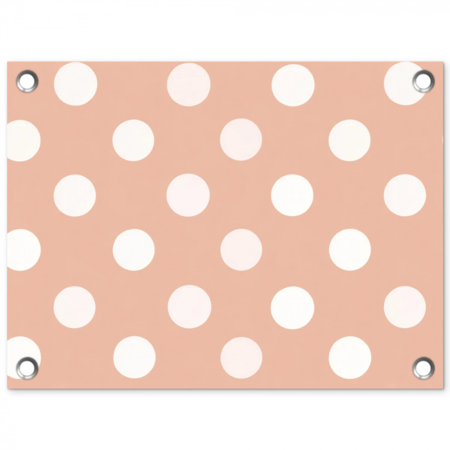 Klassiek - Polka - Perzik tuinposter los doek klein 239 -3d