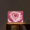 Hartvorm - Roze - Tie dye Light Box met batterij (Wandlamp kind) middel -sfeer1_kind