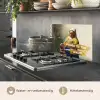 Melkmeisje - Goud - Quotes - Schilderij - Oude meesters keuken achterwand spatscherm klein -usp_NL