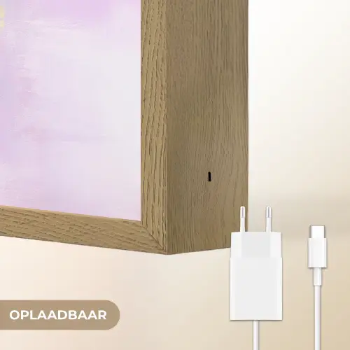 Piano - Pastel - Elegant - Dromerig Light Box met batterij (Wandlamp) middel -USP_websiteoplaadbaarNL