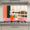 Bloemen - Koffie - Raam keuken achterwand spatscherm klein -3d_website