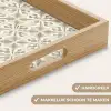 Tegel - Motief - Beige Dienblad Rechthoek middel 911 -USP_HandgreepNL