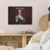 Koffie - Vrouw - Middelvinger PET vilt klein -sfeer3