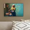 Melkmeisje - Amandelbloesem - Van Gogh - Vermeer - Schilderij - Oude meesters canvas 2cm klein -sfeer3