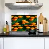 Mandarijn - Oranje - Druppels - Groen Inductie beschemer met haakjes klein 777 -sfeer2